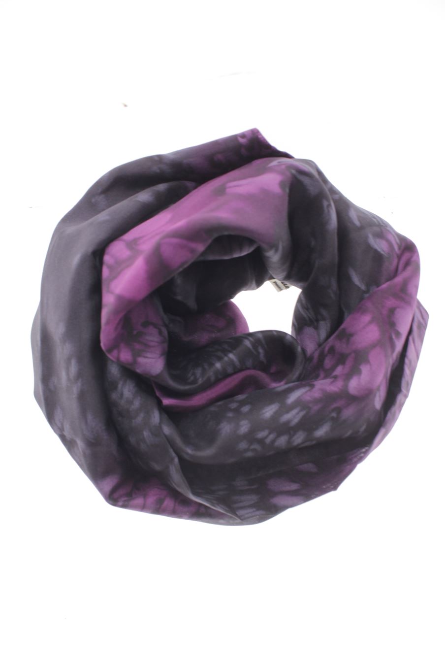 Fular de PERCENTIL de la talla Única, de color morado de seda