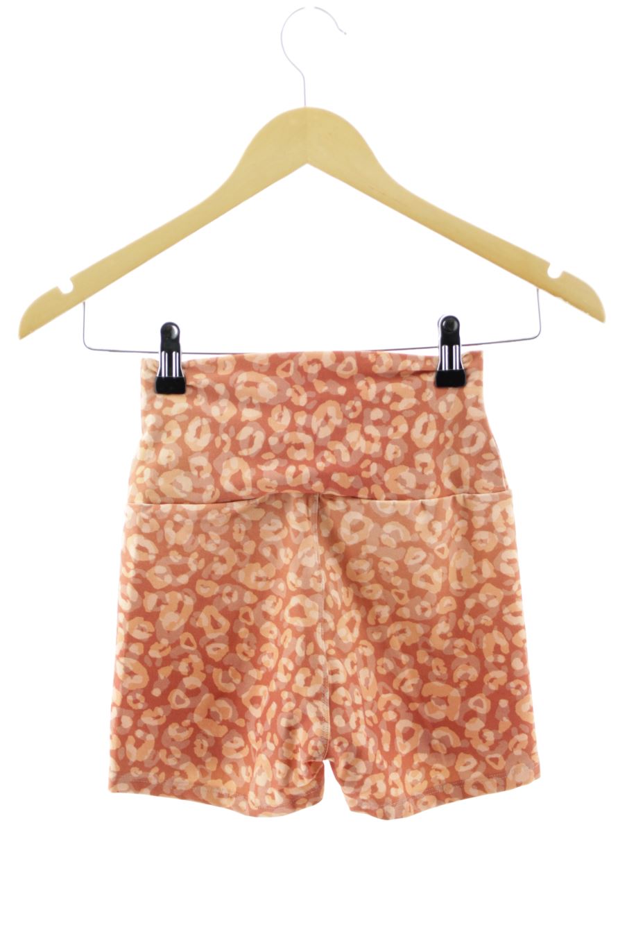Pantalones cortos de deporte de LET'S GYM de la talla M, de color marrón