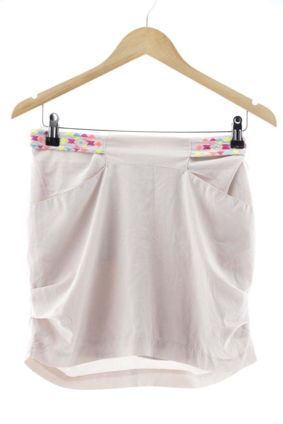 Falda de Cache cache de la talla 36, de color beige