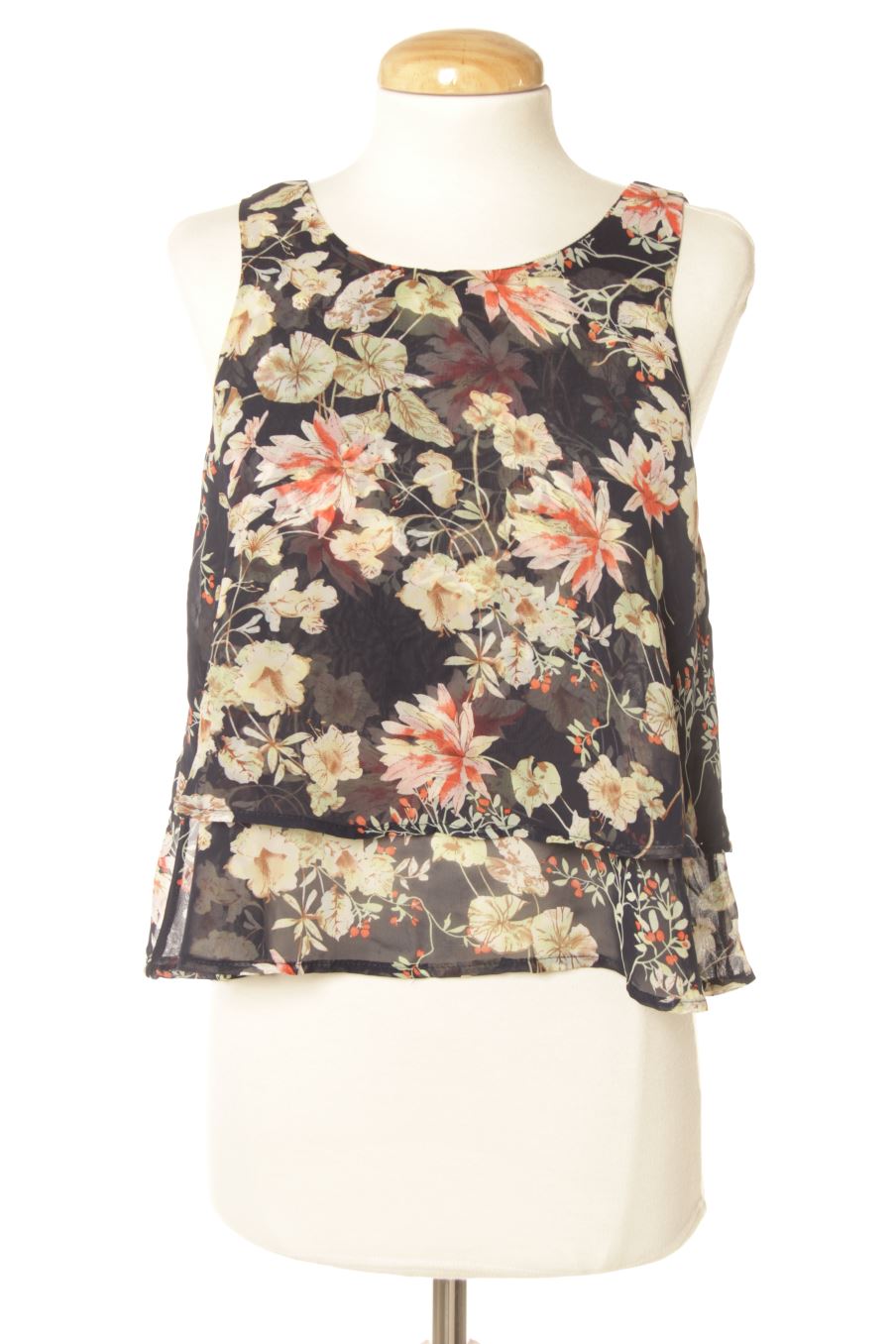 Top Okeysi de la taille S, de couleur fleurs