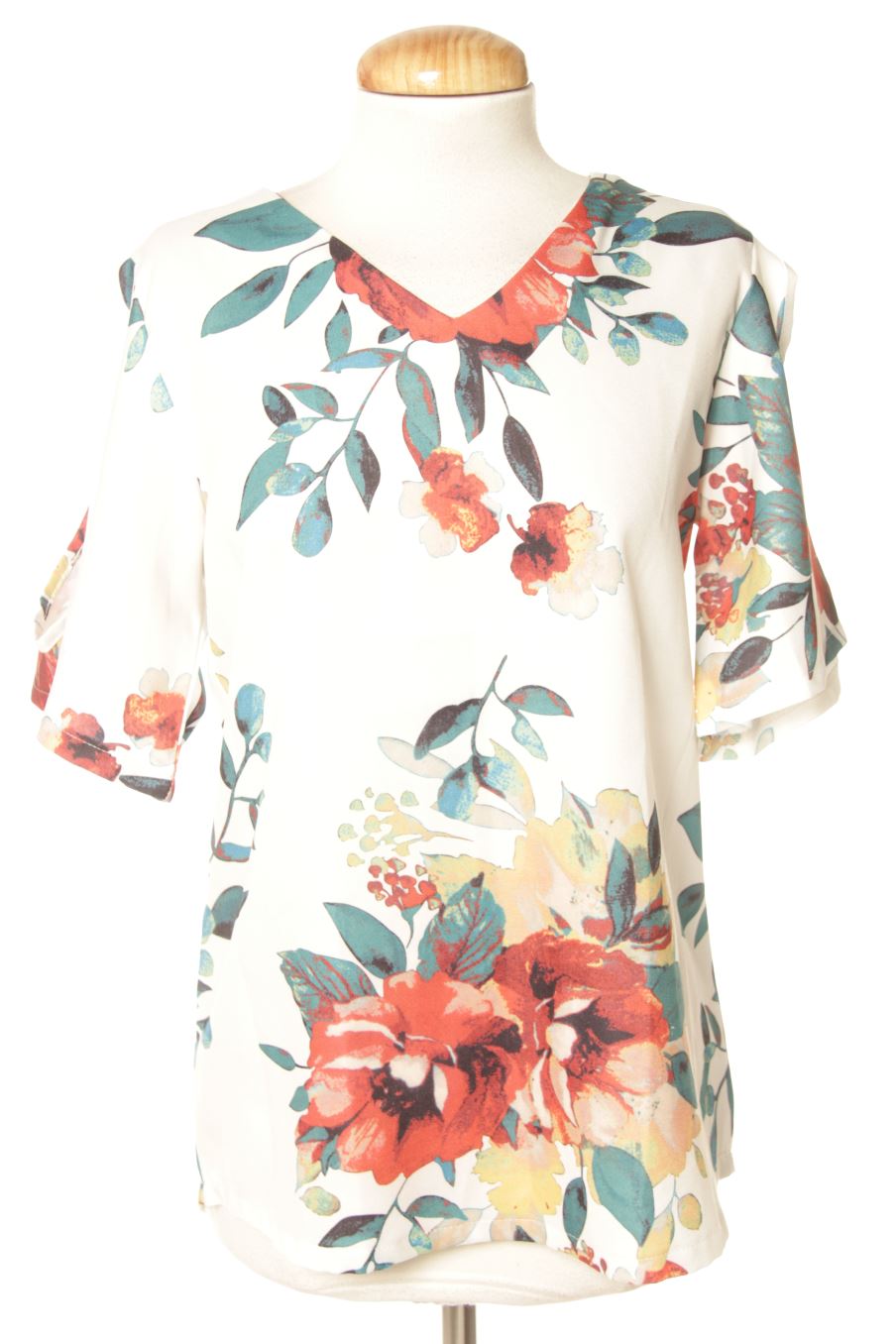 Blusa de manga corta de PERCENTIL de la talla S, de color estampado