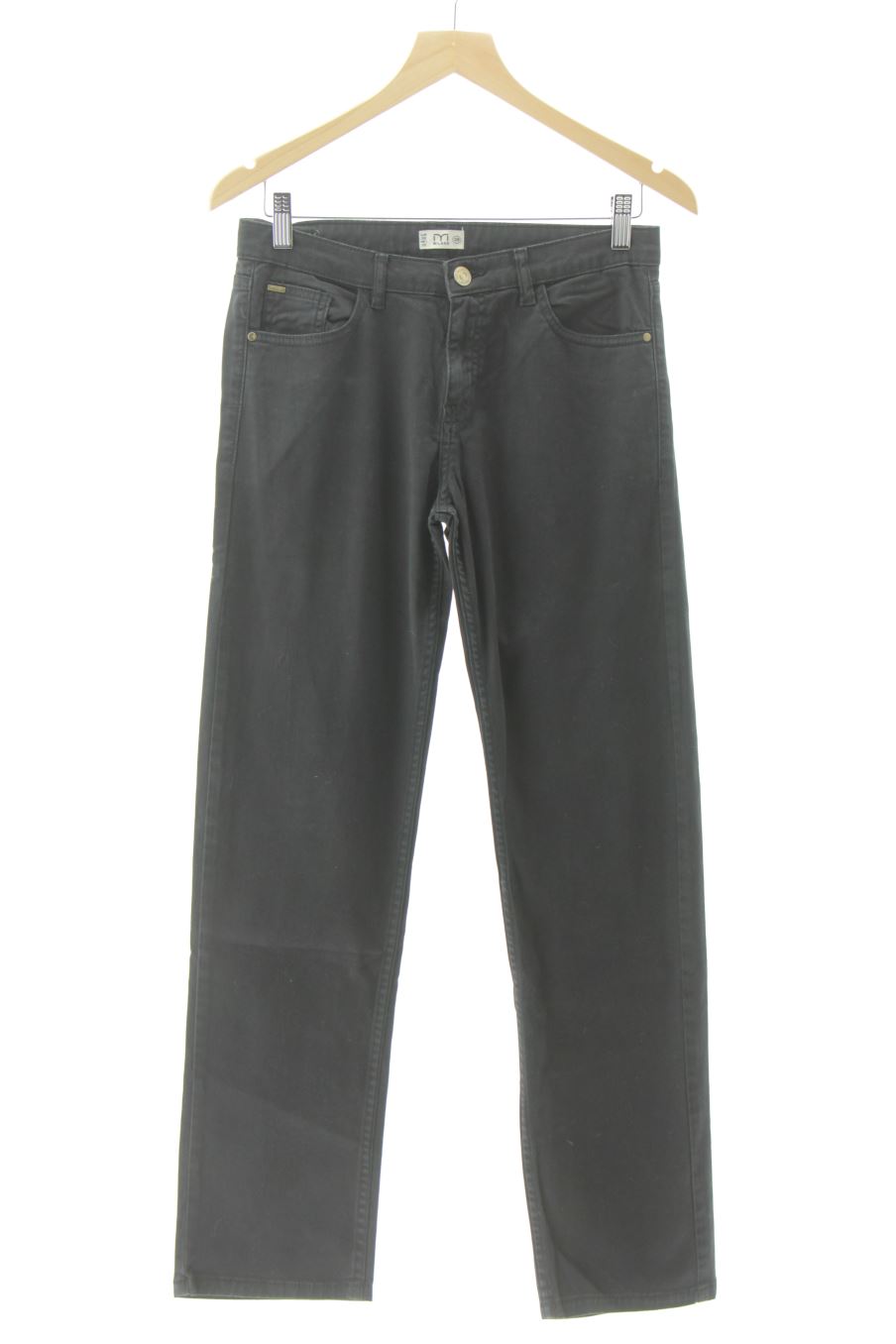 Vaquero de Milano de la talla 38, de color negro de ropa vaquera