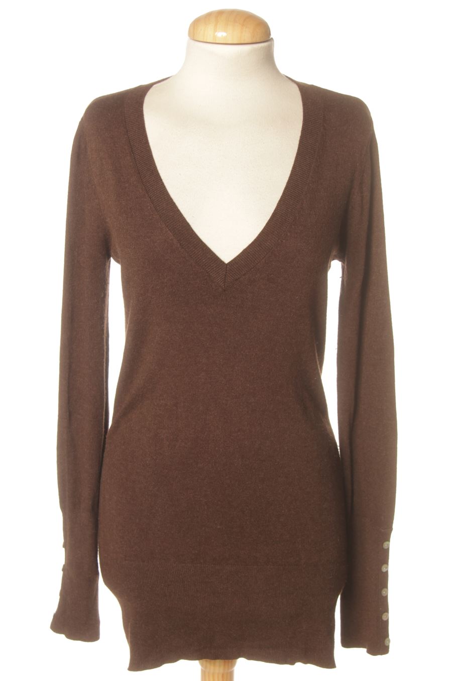 Maglione de Zara de la talla M, de color marrone