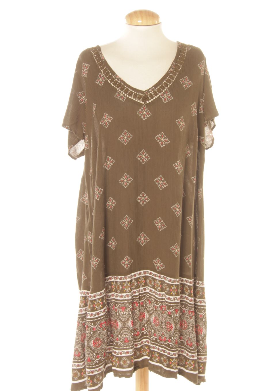 Vestido casual de Pilar prieto de la talla 46, de color verde