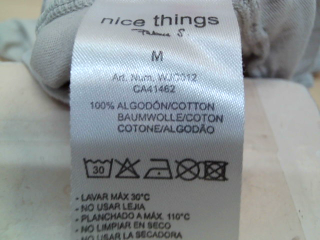 T-Shirt von Nice Things Größe M, Farbe Grau, für