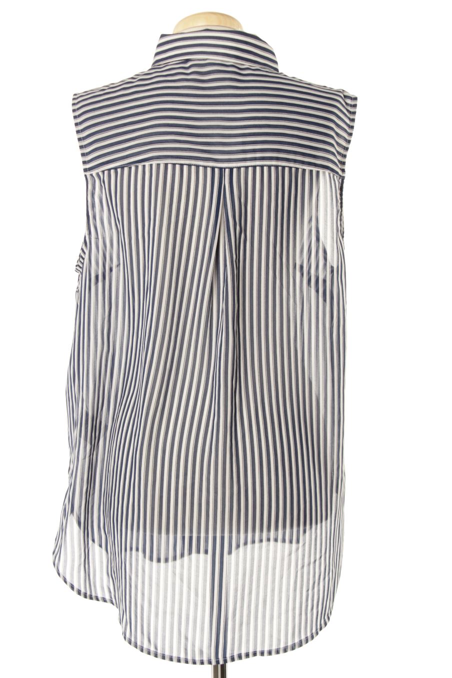 Camisa sin mangas de H&M de la talla 44, de color rayas