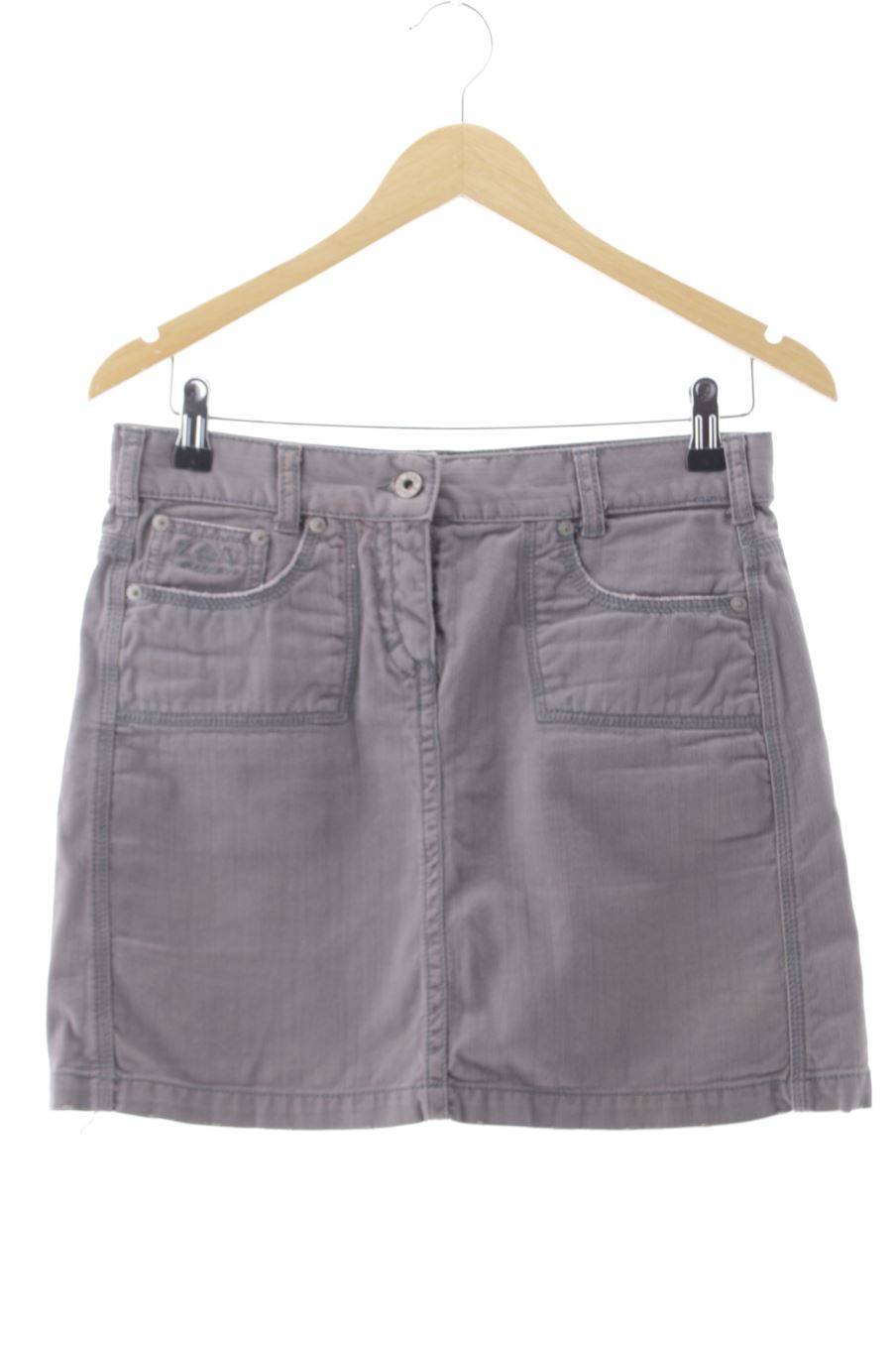 Jupe Zadig & Voltaire de la taille 38, de couleur gris de denim