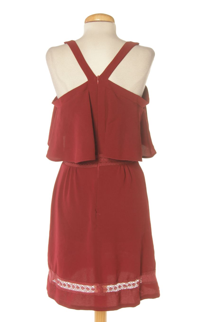Vestido casual de OPULLENCE de la talla S, de color burdeos