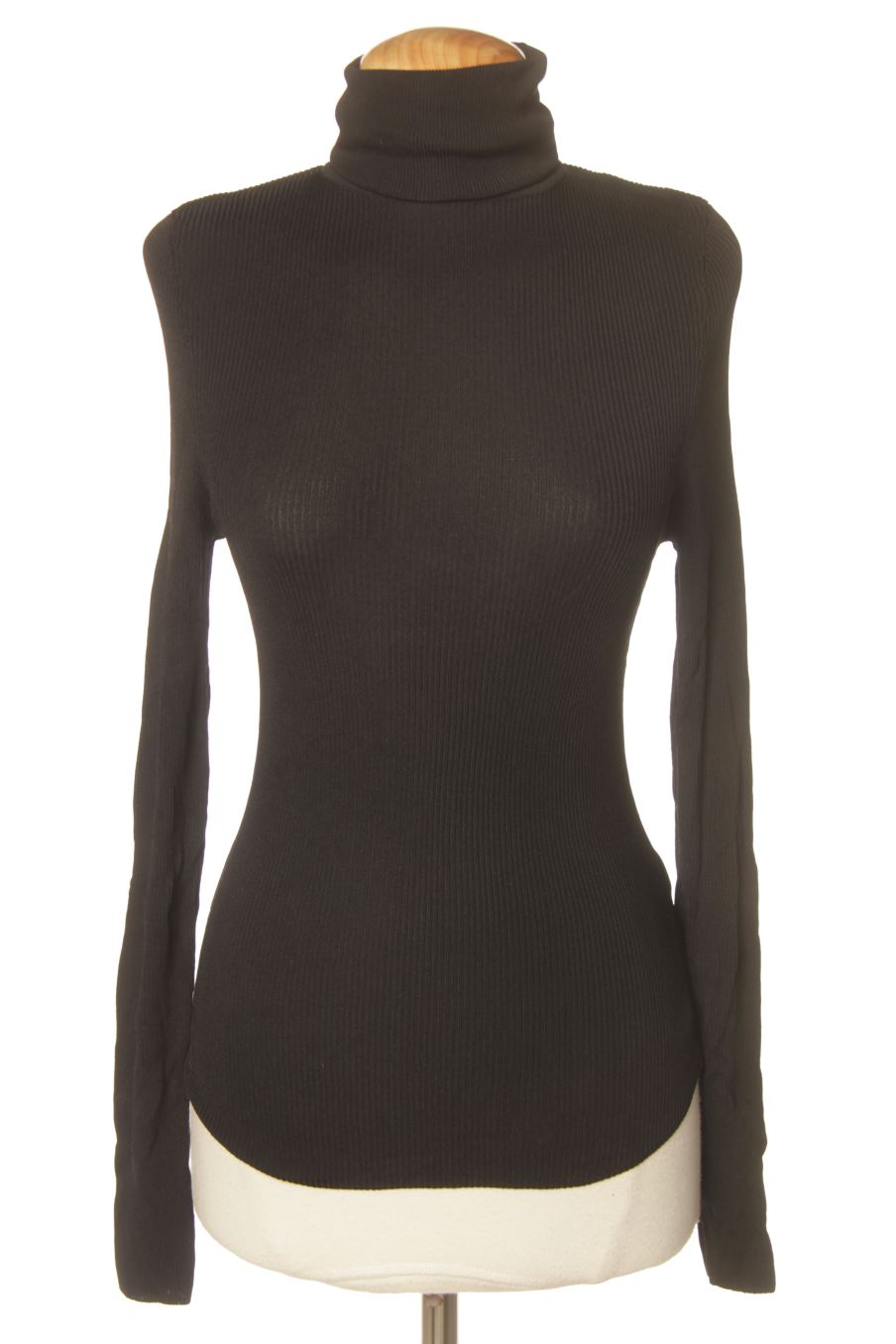 T-shirt à manches longues Zara de la taille M, de couleur noir