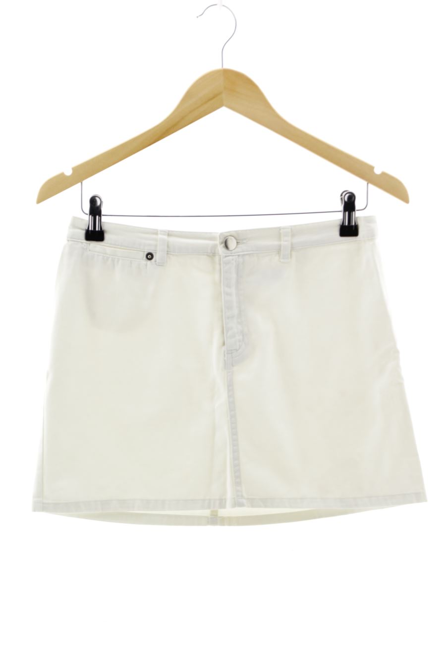 Jupe Zara de la taille 36, de couleur blanc