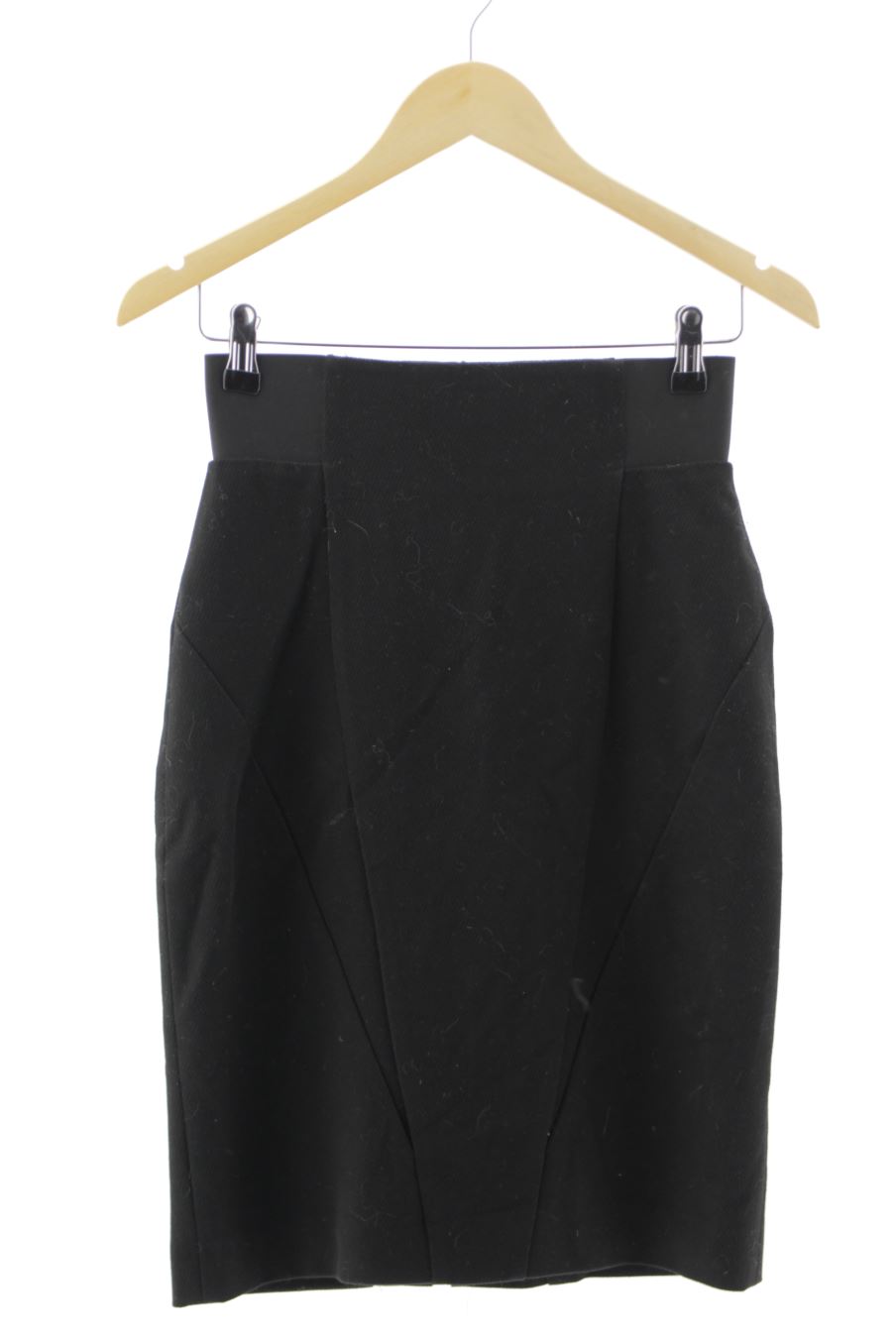 Falda de Mango de la talla 36, de color negro