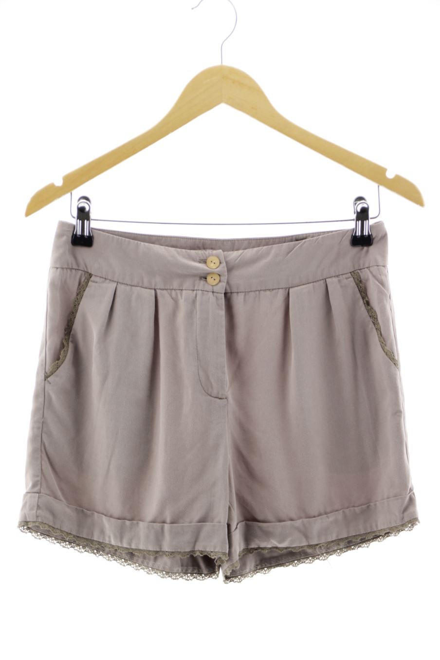 Pantalones cortos de Kookai de la talla 36, de color gris