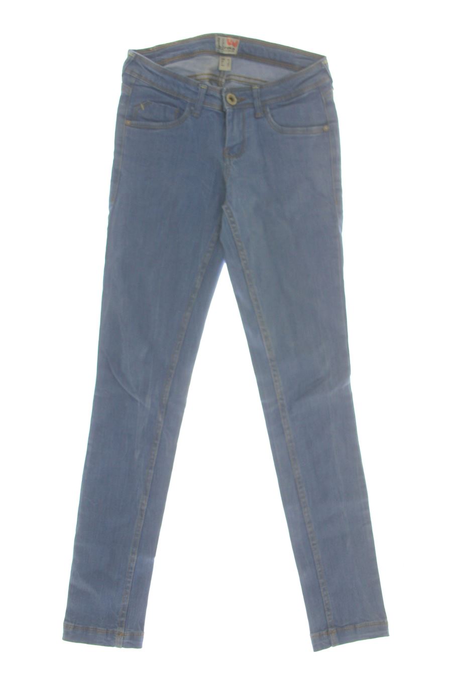 Jeans Bershka de la taille 34, de couleur bleu de denim