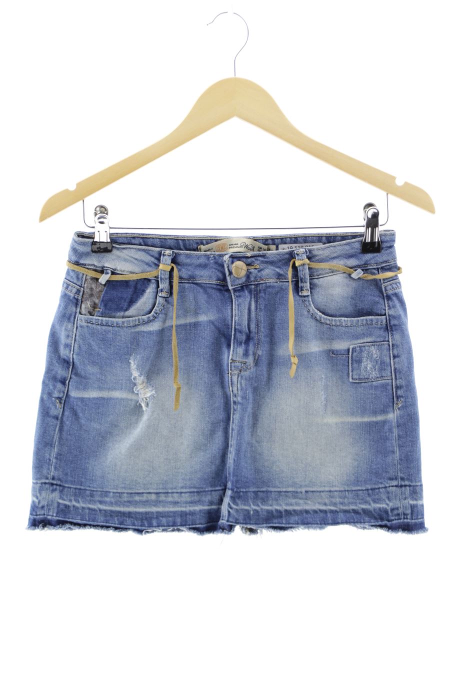 Jupe Zara de la taille 36, de couleur bleu de denim