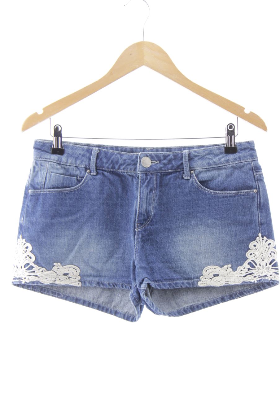 Shorts Springfield de la taille 38, de couleur bleu de denim