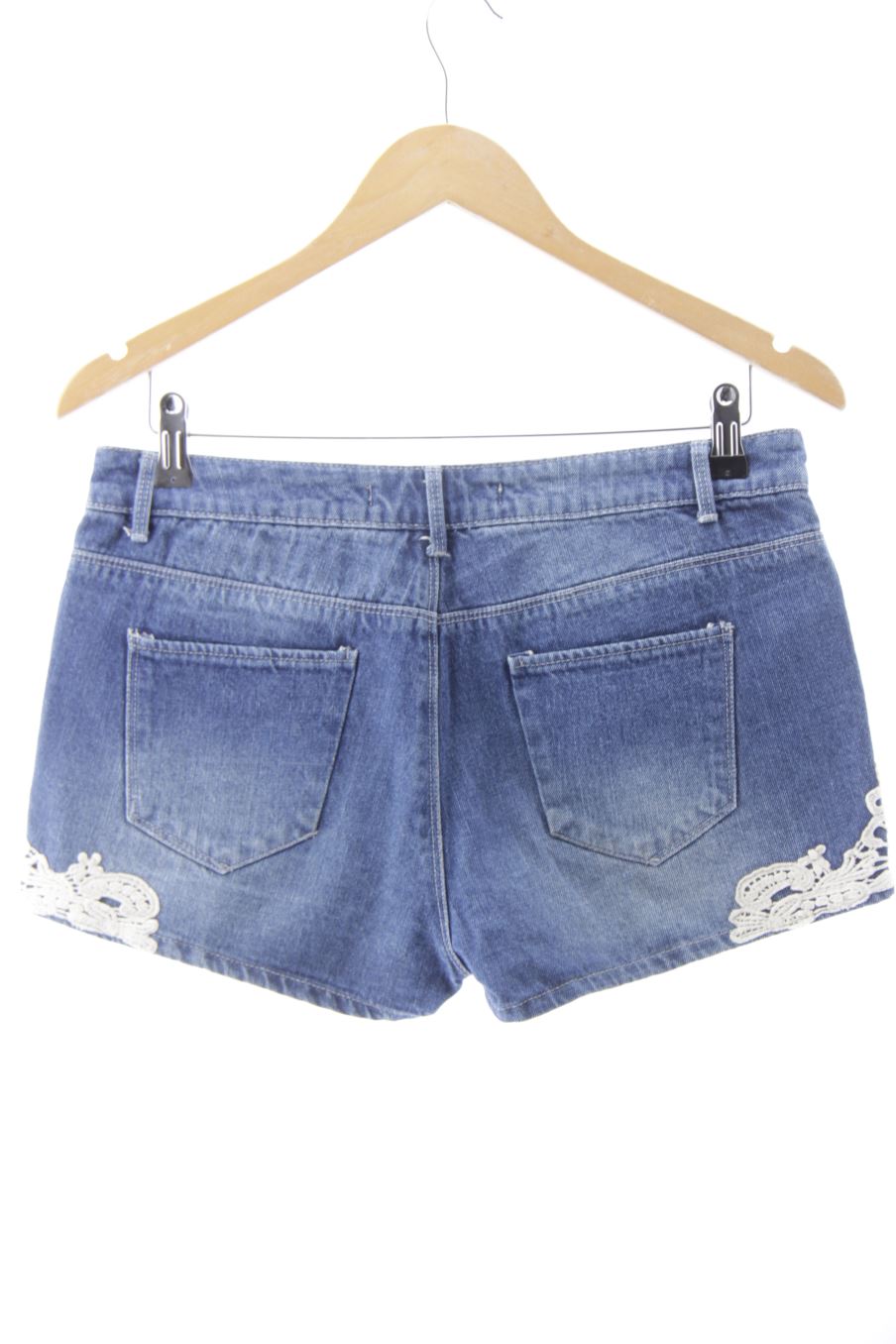 Shorts Springfield de la taille 38, de couleur bleu de denim