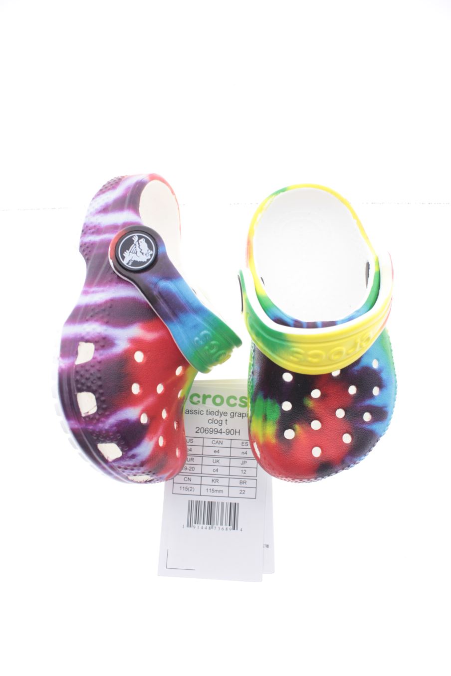 Cangrejeras de Crocs de la talla 19 con etiqueta