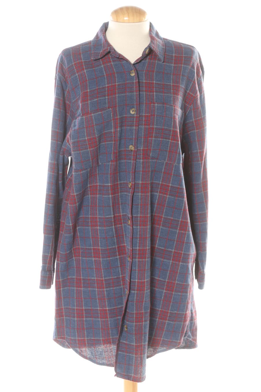 Einfaches Kleid von Pull & Bear Größe S, Farbe Kariert, für