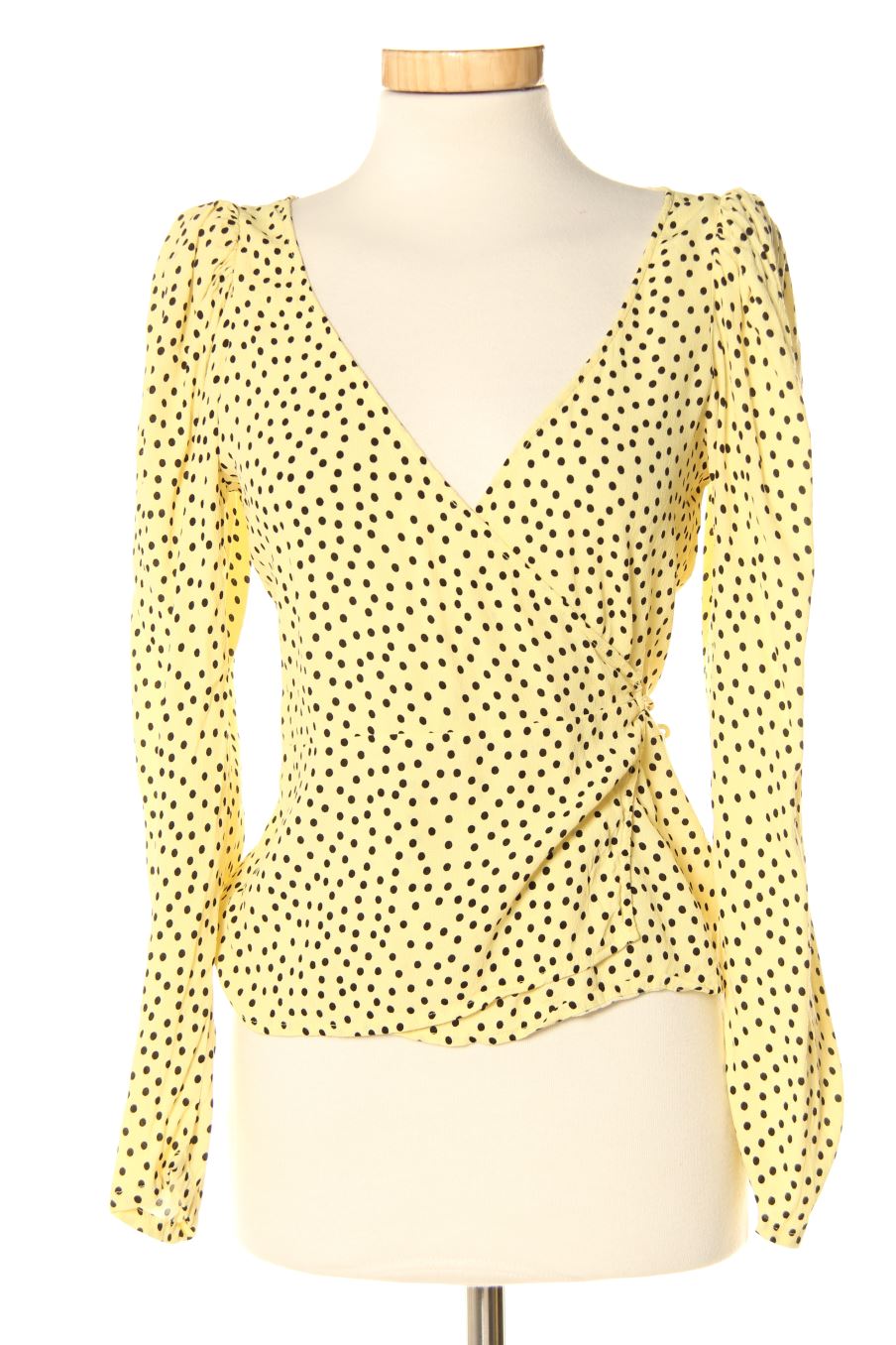 Blouse à manches longues Mango de la taille XS, de couleur jaune