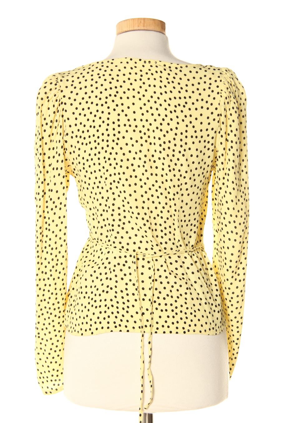 Blouse à manches longues Mango de la taille XS, de couleur jaune