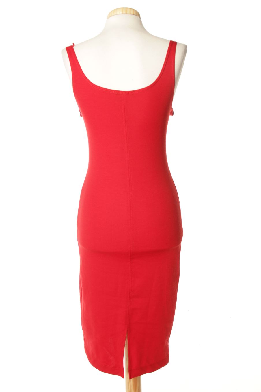 Vestido casual de Zara de la talla M, de color rojo