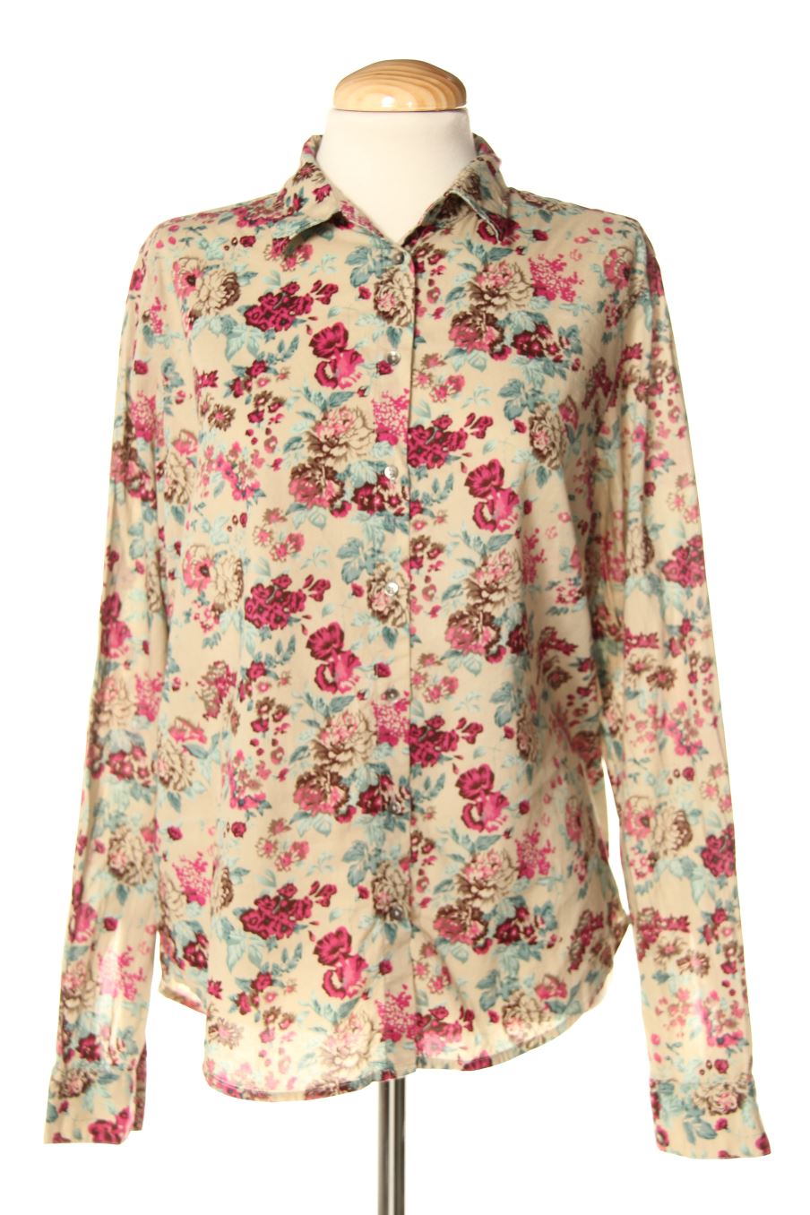 Chemise Monoprix de la taille 42, de couleur fleurs