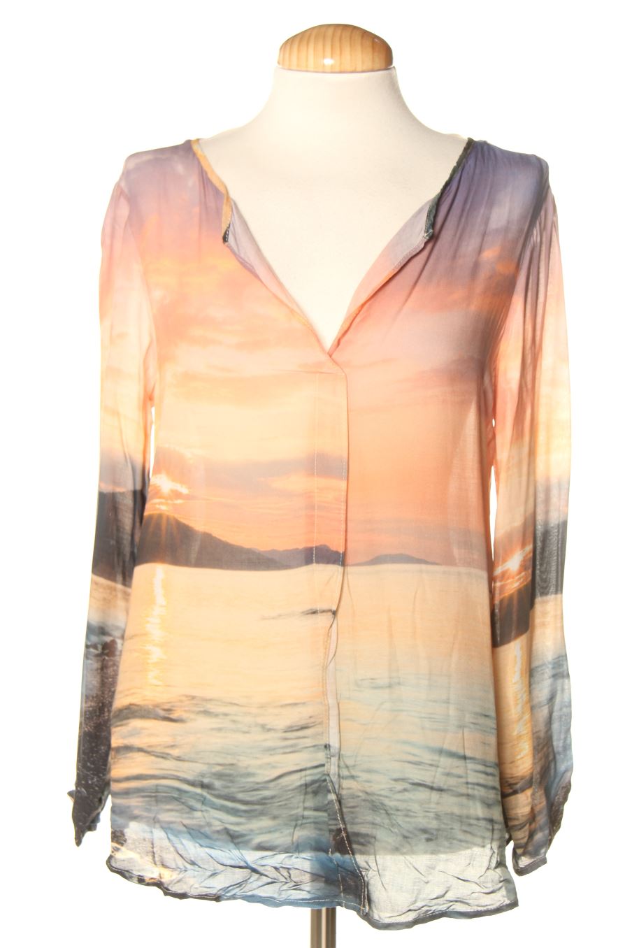 Blouse à manches longues Promod de la taille 36, de couleur imprimés