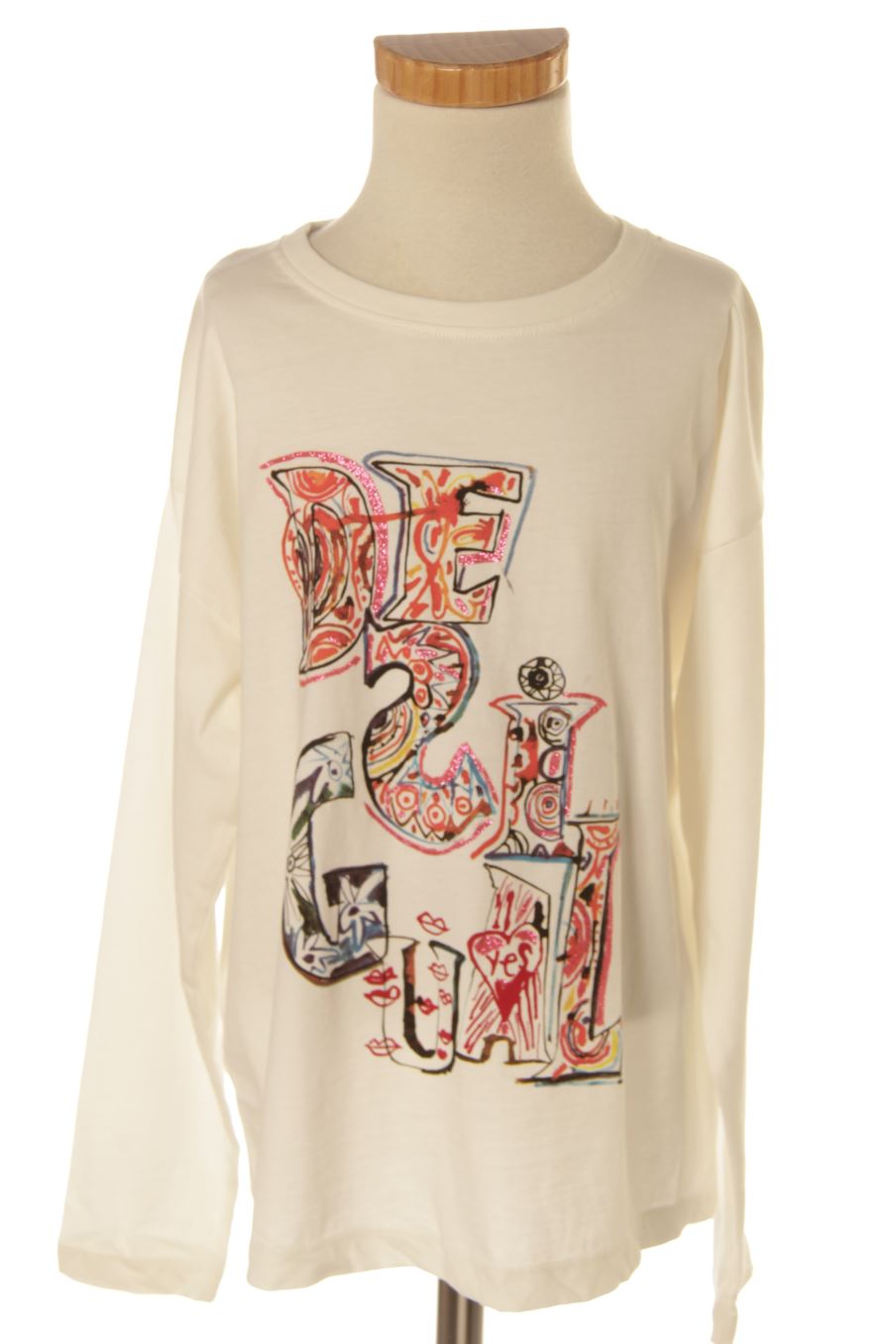 Camiseta de manga larga de Desigual de la talla 7 años con etiqueta