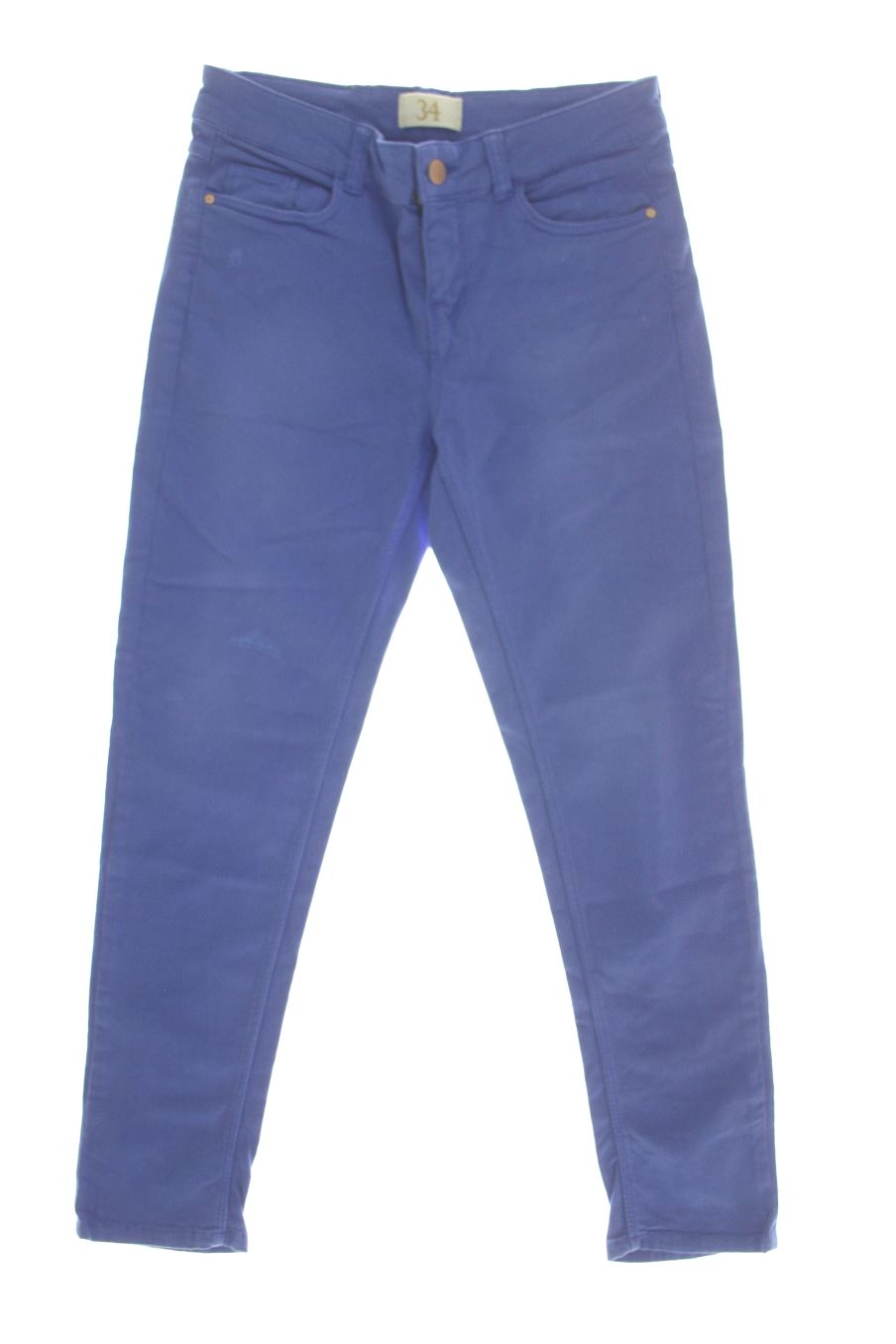 Jeans Zara de la taille 34, de couleur bleu de denim