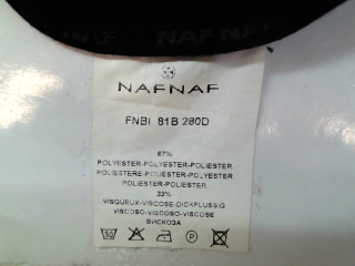 Shorts Naf Naf de la taille 40, de couleur noir