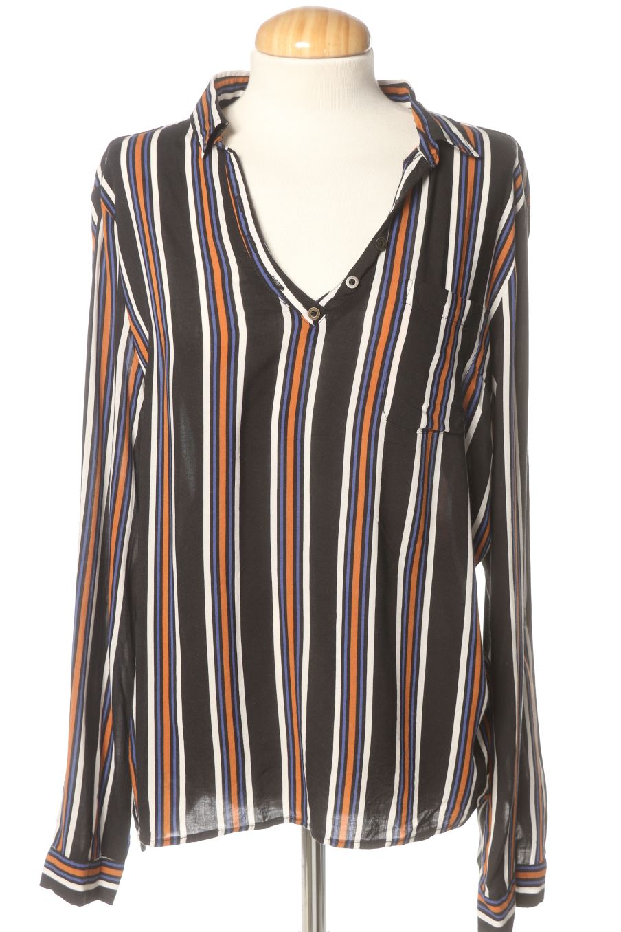 Blouse à manches longues BONOBO de la taille XL, de couleur rayures