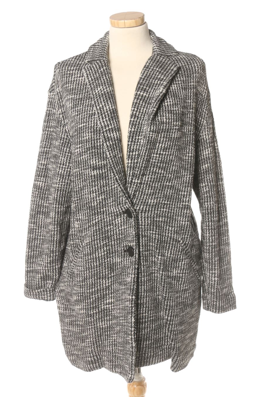 Abrigo de Mango de la talla S, de color negro