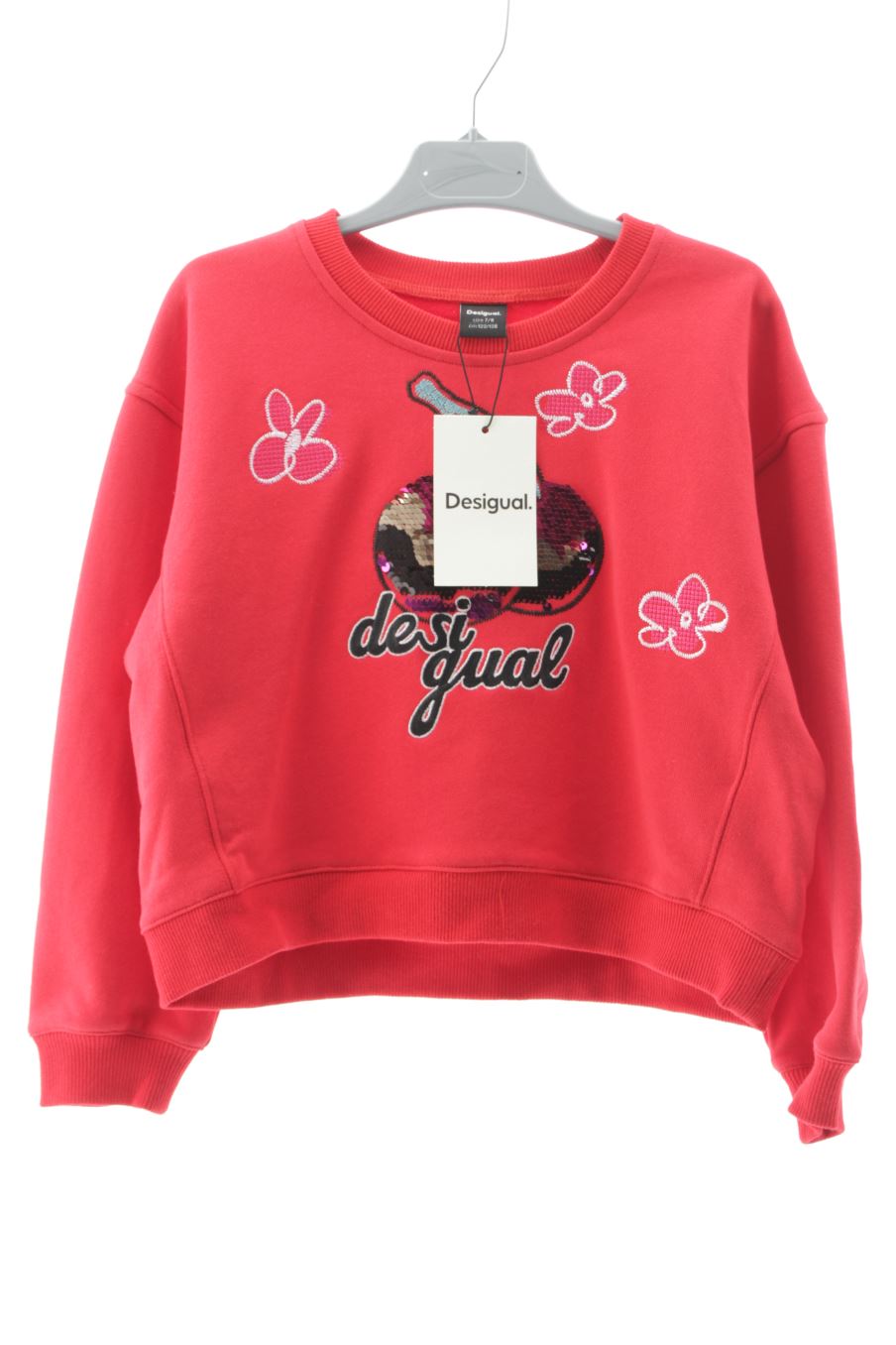 Sweatshirt Desigual de la taille 7 ans avec une étiquette