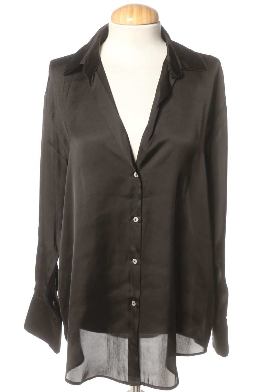 Chemise Zara de la taille S, de couleur noir