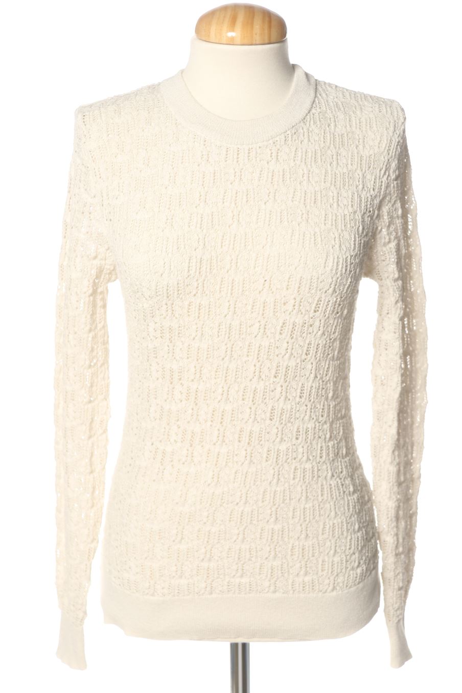 Pull Zara de la taille S, de couleur blanc