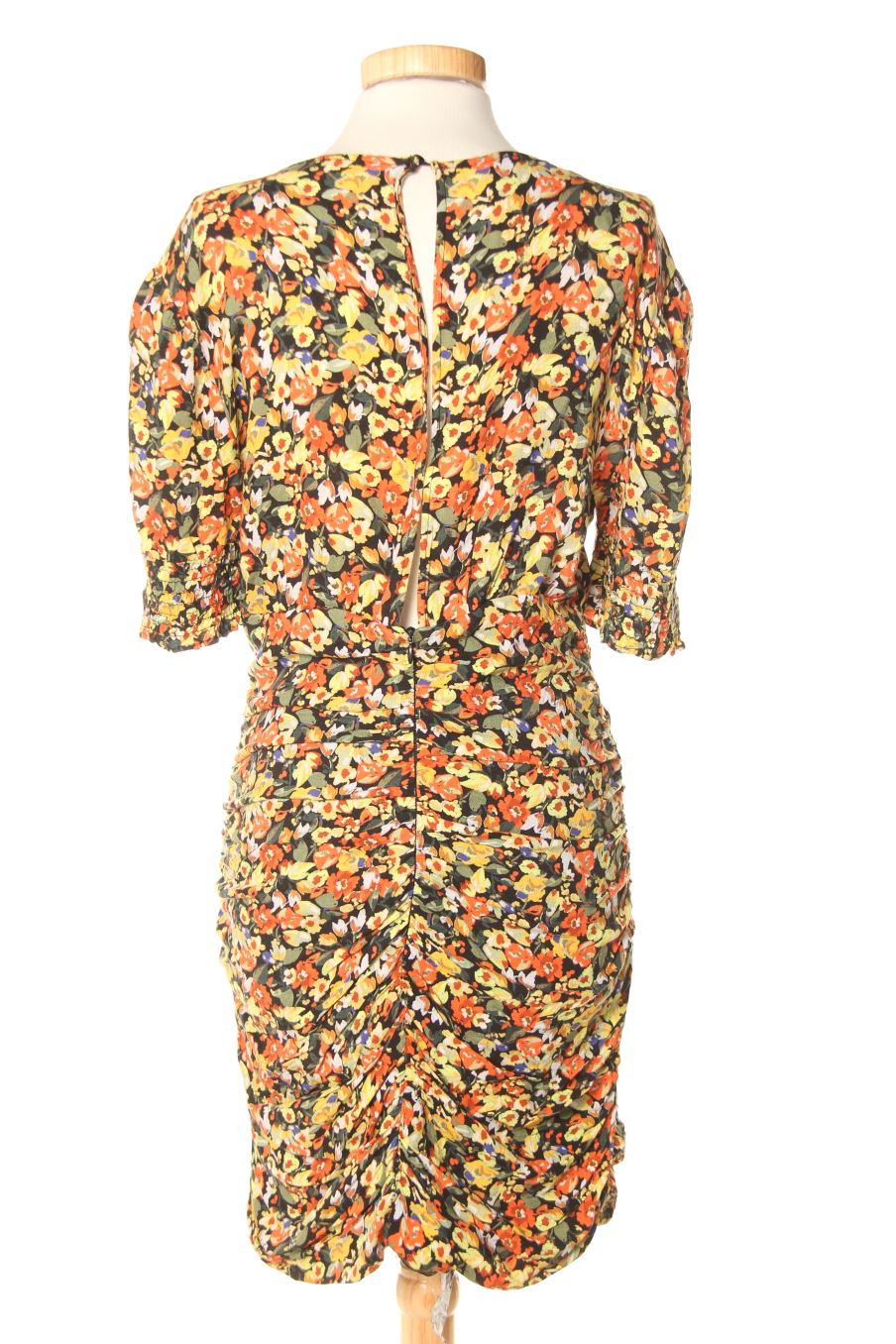Robe casual Pull & Bear de la taille XL, de couleur fleurs