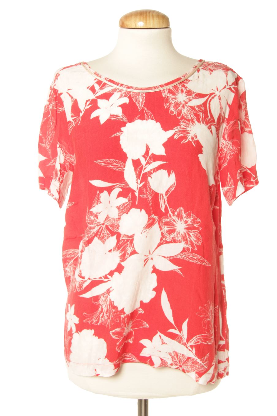 Kurzärmelige Bluse von Vila Größe S, Farbe Geblümt, für