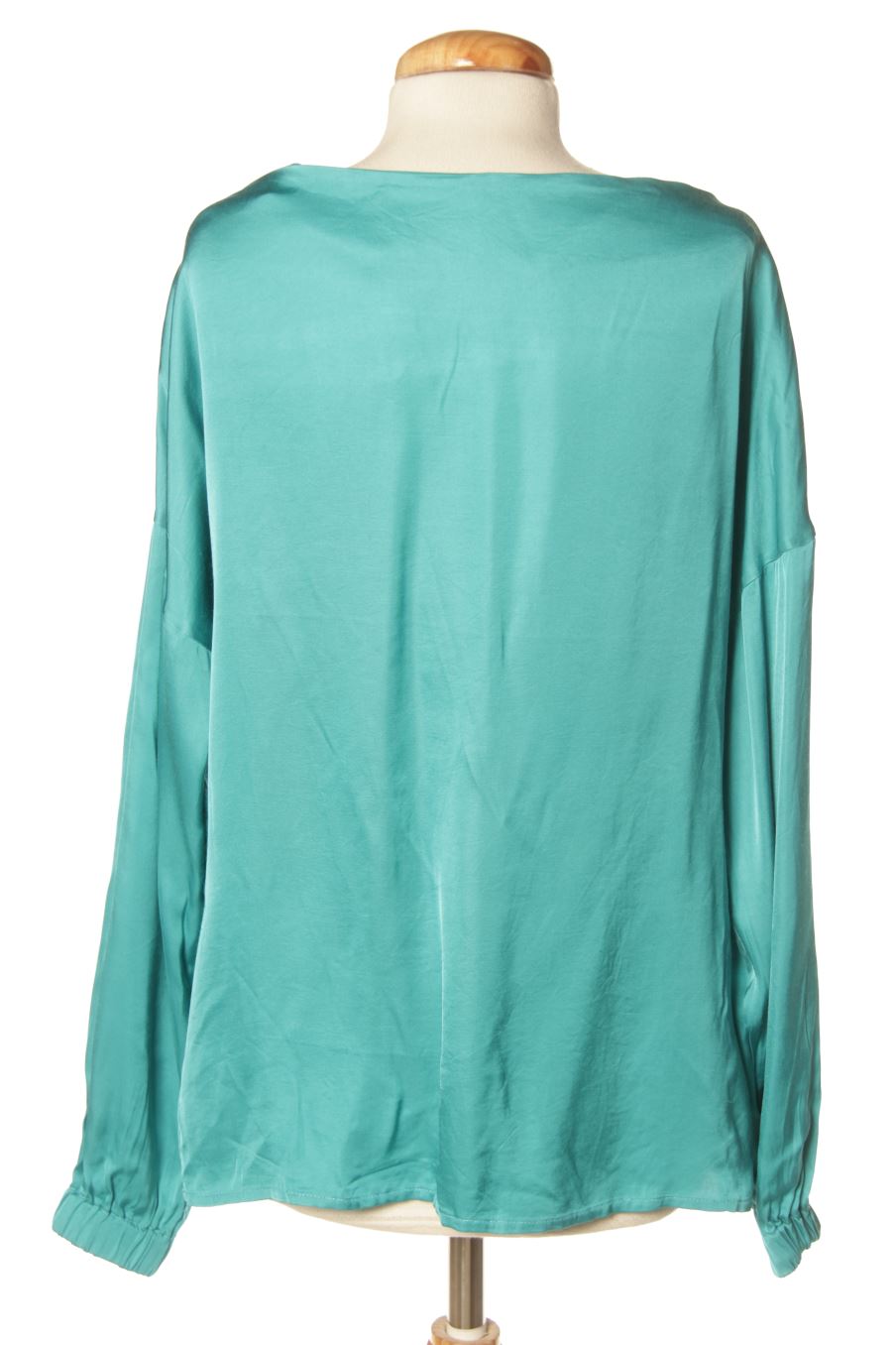 Blusa de manga larga de 7 senses by Andreea Raicu de la talla 36, de color turquesa