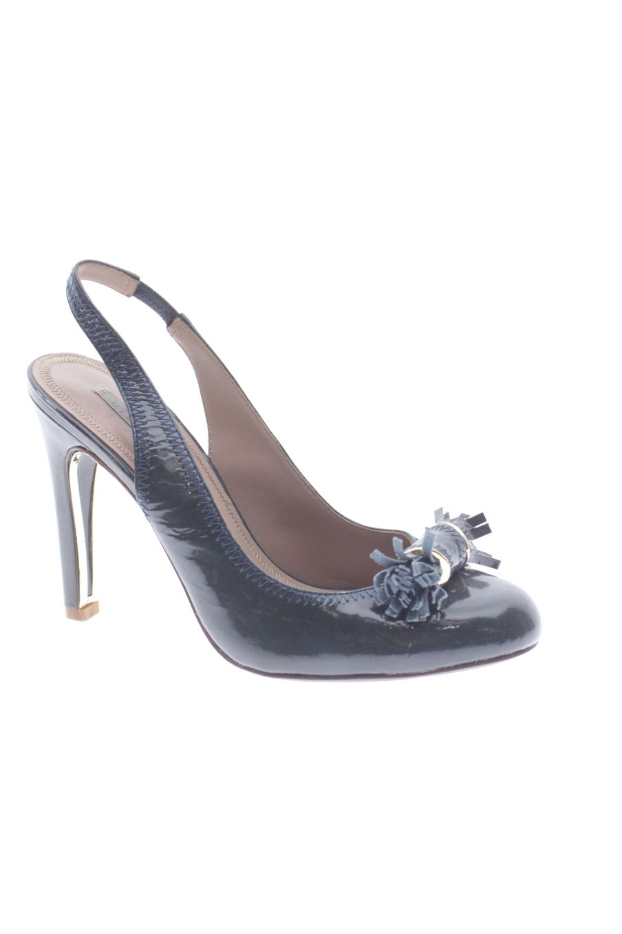 Chaussures à talons de Uterqüe de la taille 38, de couleur vert de