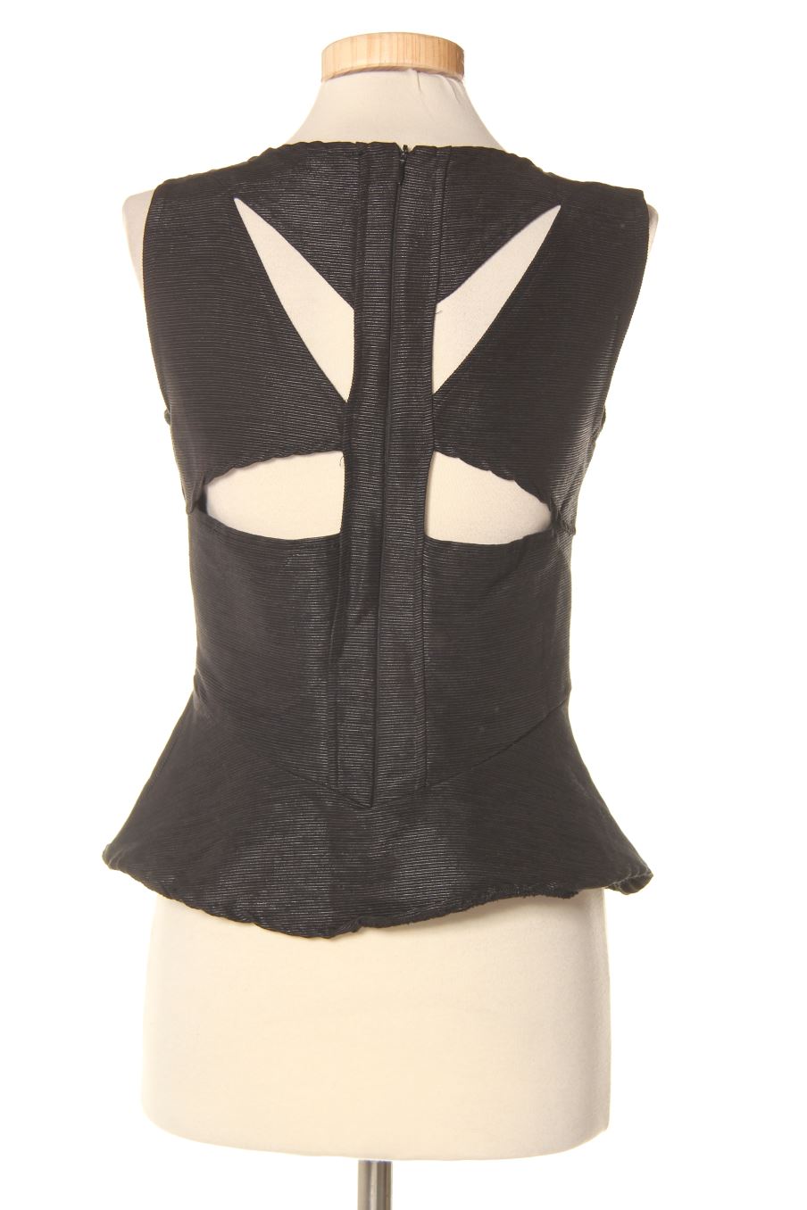 Top de SUITEBLANCO de la talla S, de color negro