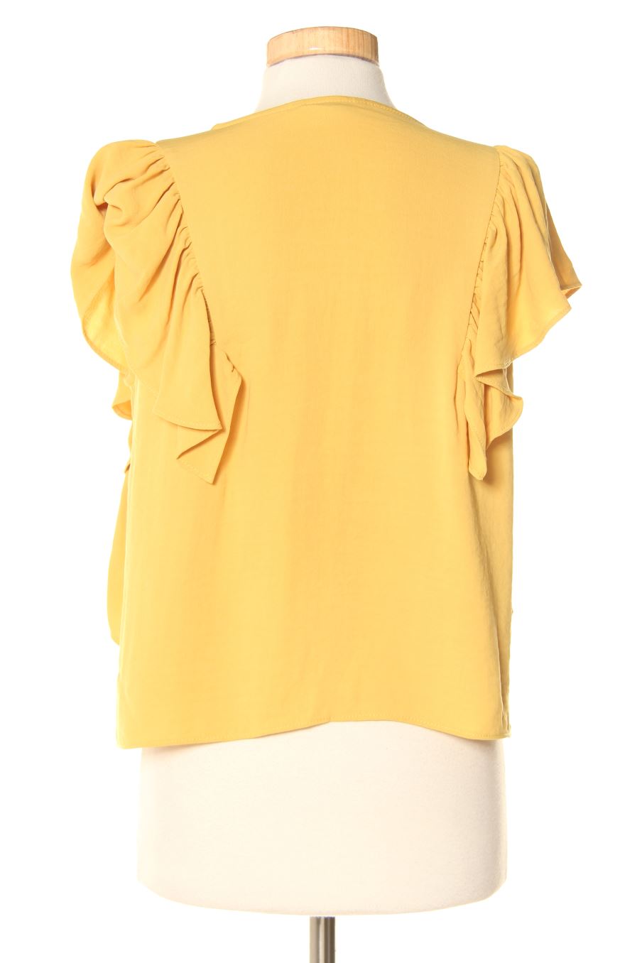 Blouse à manches courtes Fórmula Joven de la taille 40, de couleur jaune