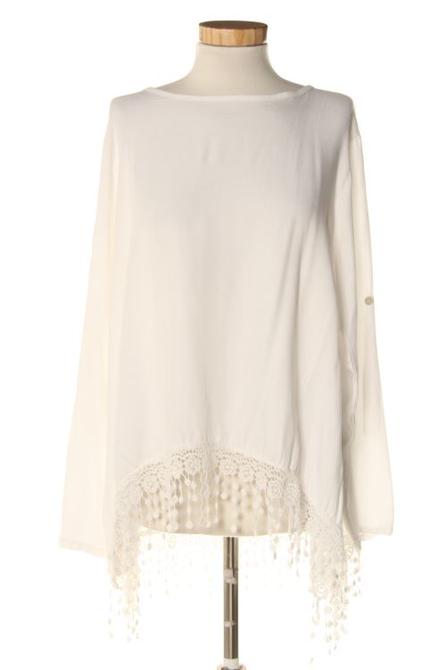 Blusa a maniche lunghe