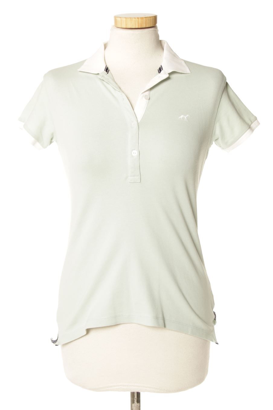 Polo de Sacoor Brothers de la talla S, de color turquesa