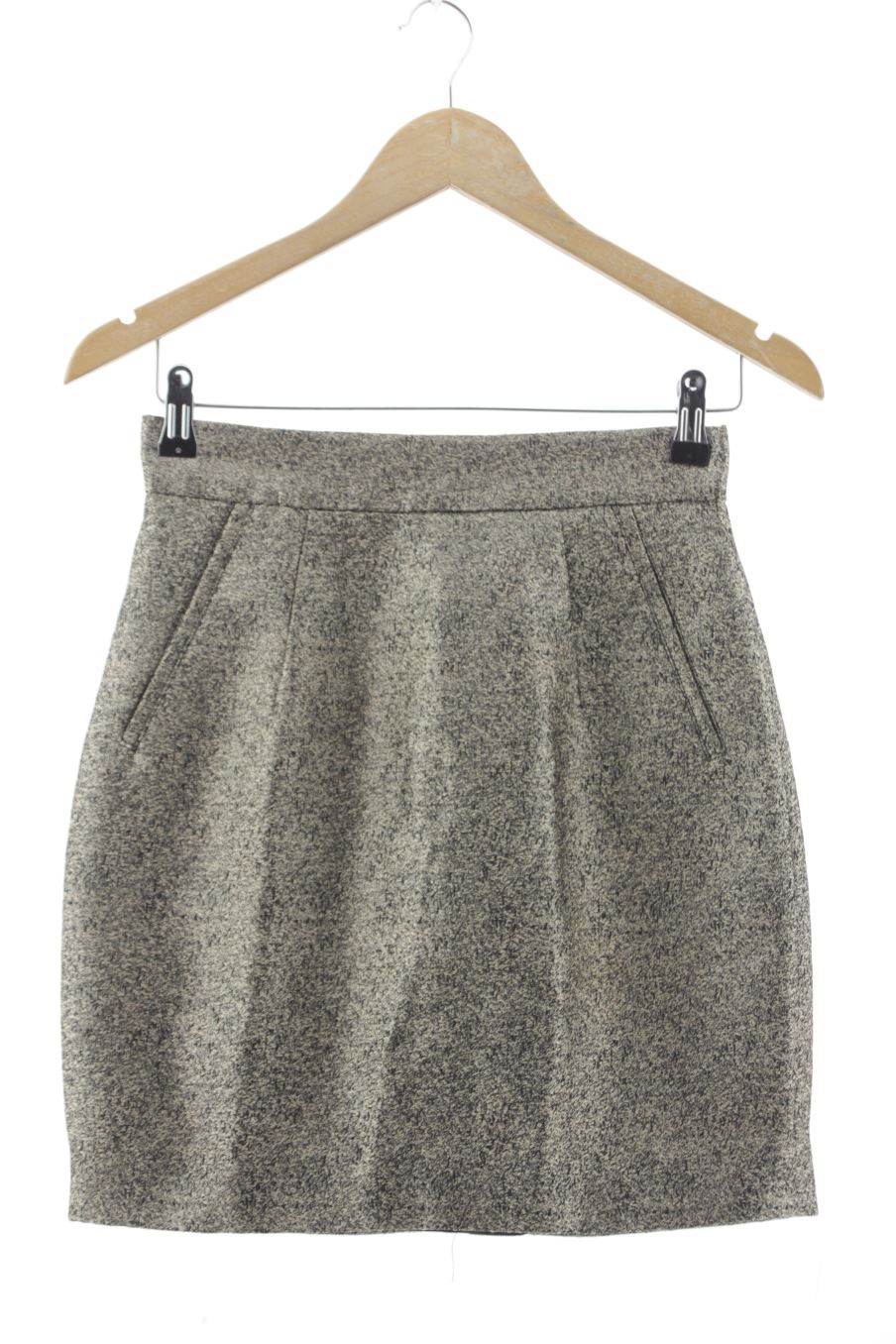 Falda de H&M de la talla 36, de color dorado