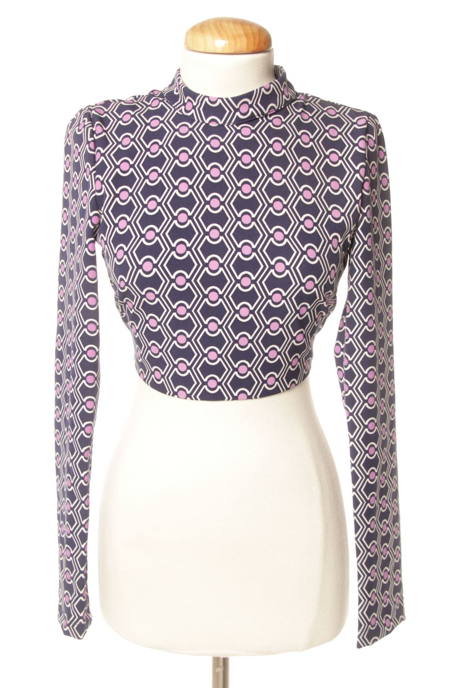 Top de Zara de la talla XS, de color estampado