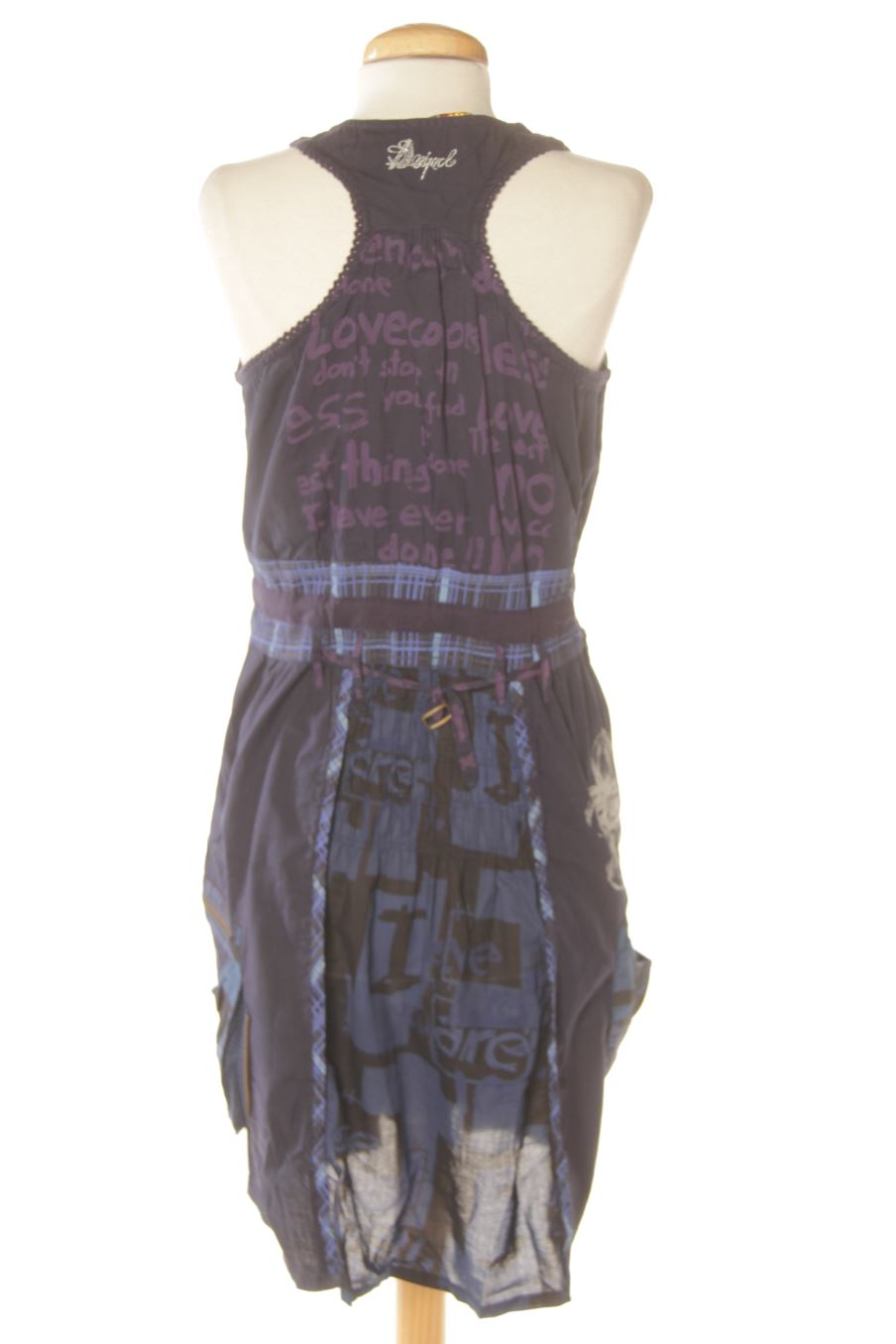 Robe casual Desigual de la taille 38, de couleur bleu marine