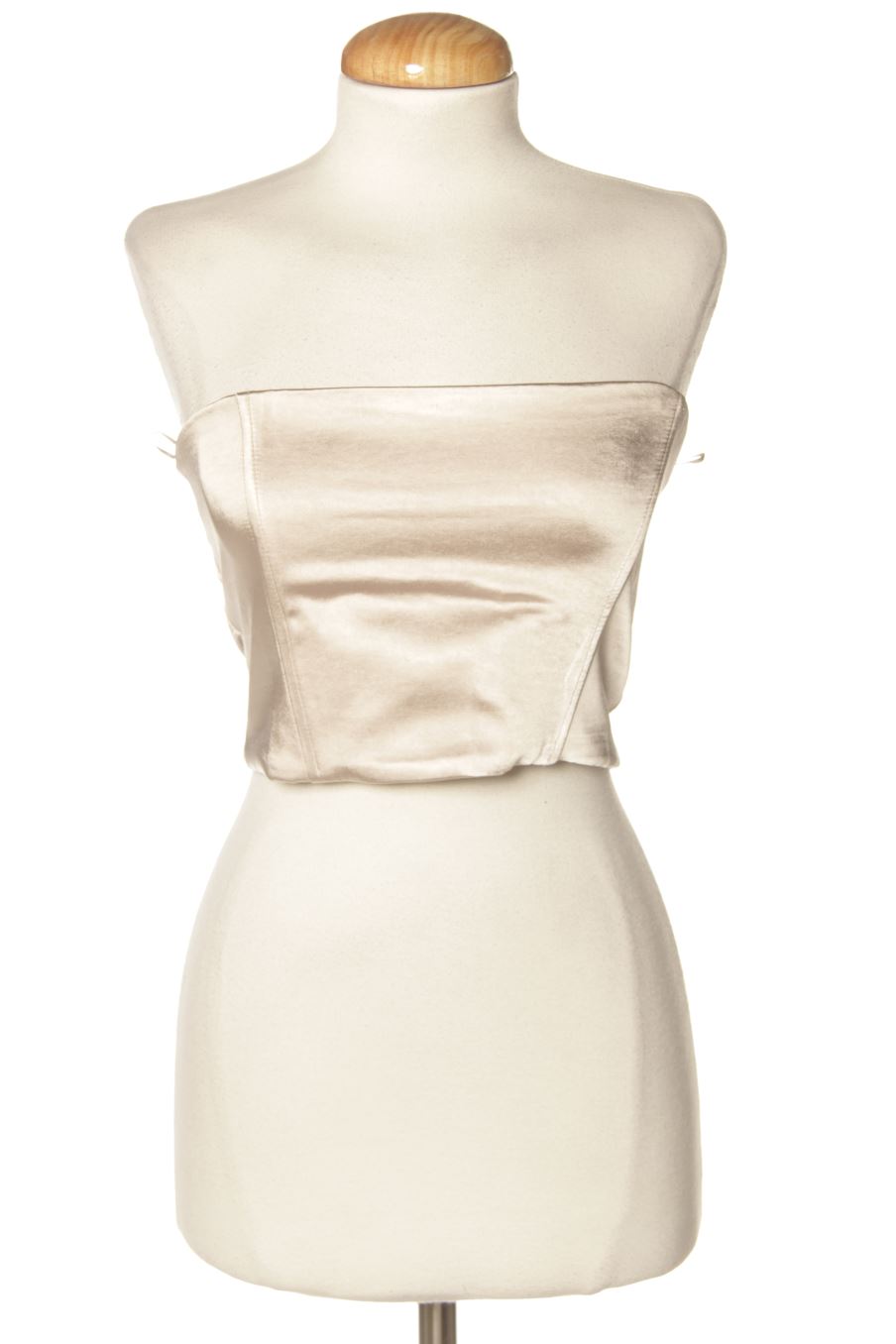 Top de Zara de la talla S, de color beige