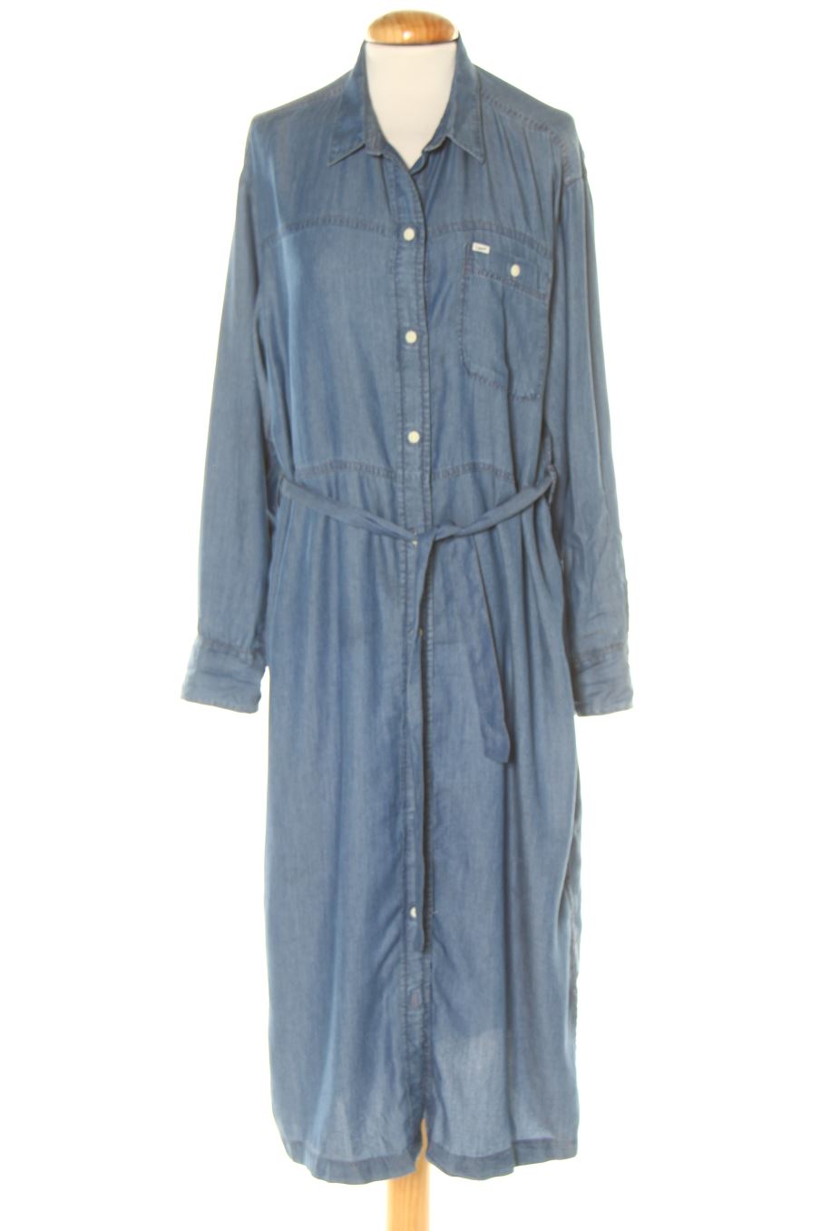 Robe casual Lee de la taille S, de couleur bleu
