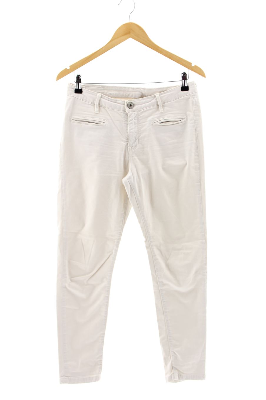 Jeans Denim Studio de la taille 38, de couleur beige de denim