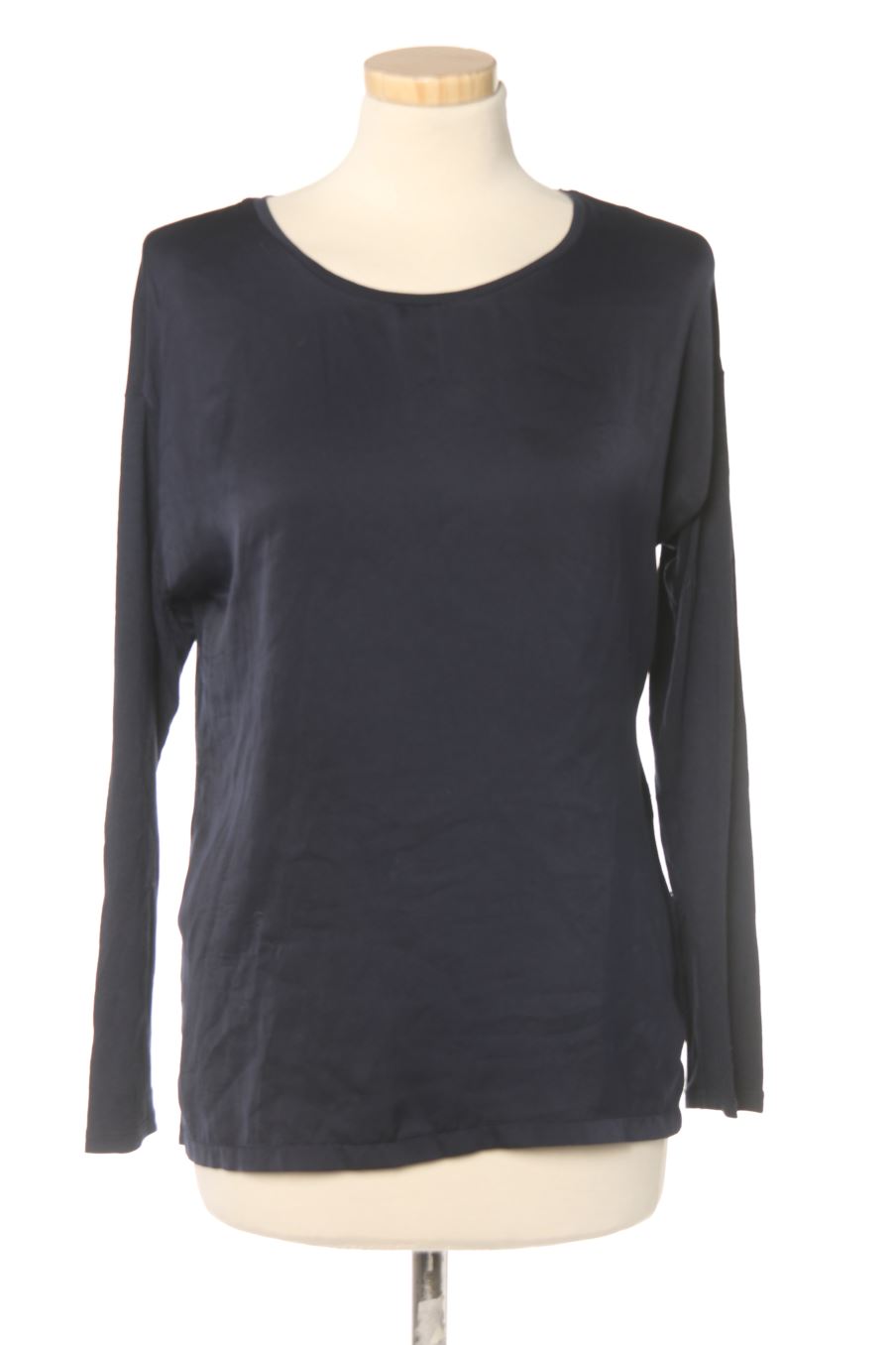 Blusa de manga larga de Benetton de la talla S, de color azul marino